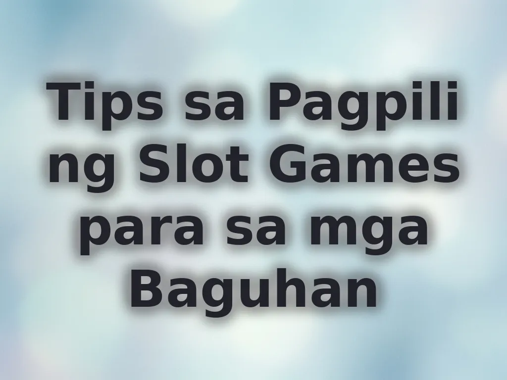 Slot Strategy